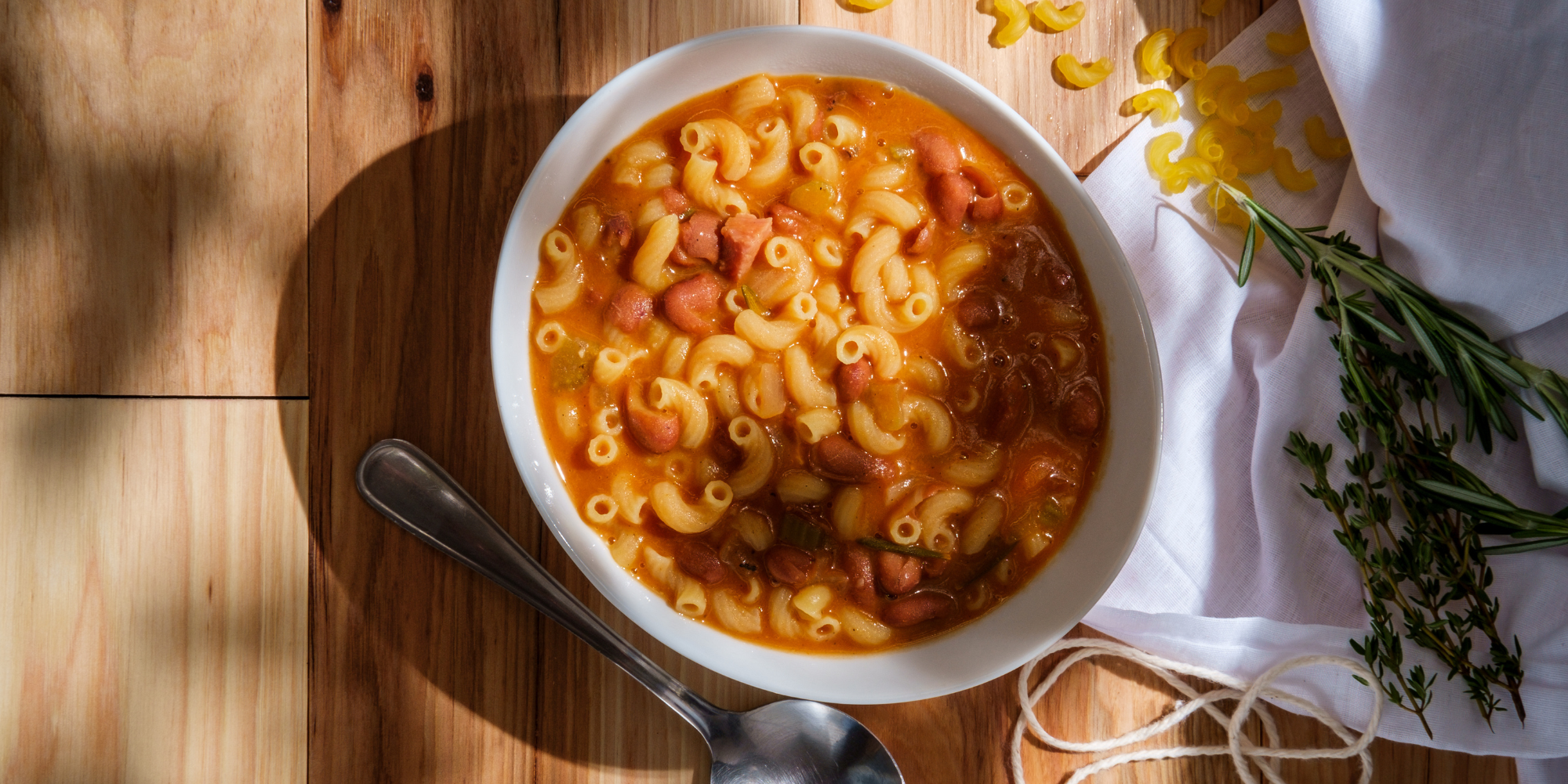 Pasta e fagioli - soppa med pasta och bönor | Goda Italien